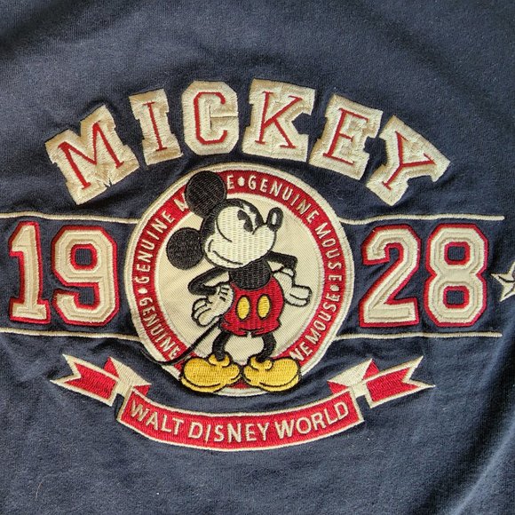 Disney Navy Mickey Mouse 1928 T-Shirt Size Small - Picture 5 of 8